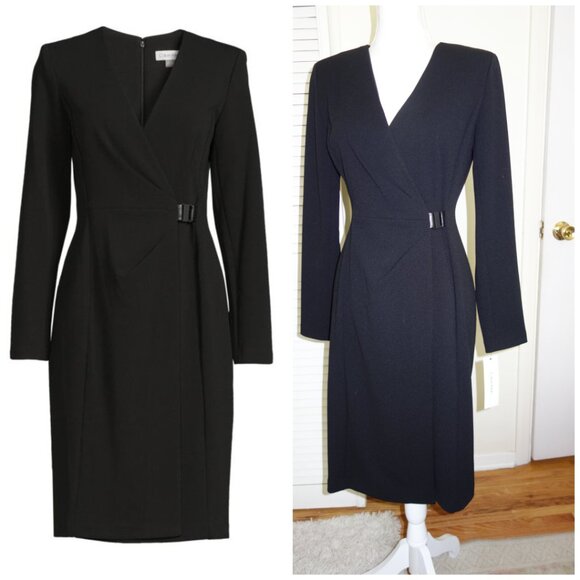 Elon Musk Pin Blazer - Women`s Version Dress - Calvin Klein- size 6 - NEW - Picture 2 of 16